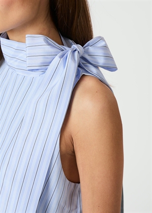 Veda stripe top Light Blue Neo Noir 